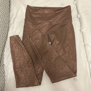 Blush Shimmer Leggings